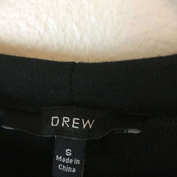 Drew Embroidered Puffed Sleeve Crew Sweatshirt - Picture 2 of 6